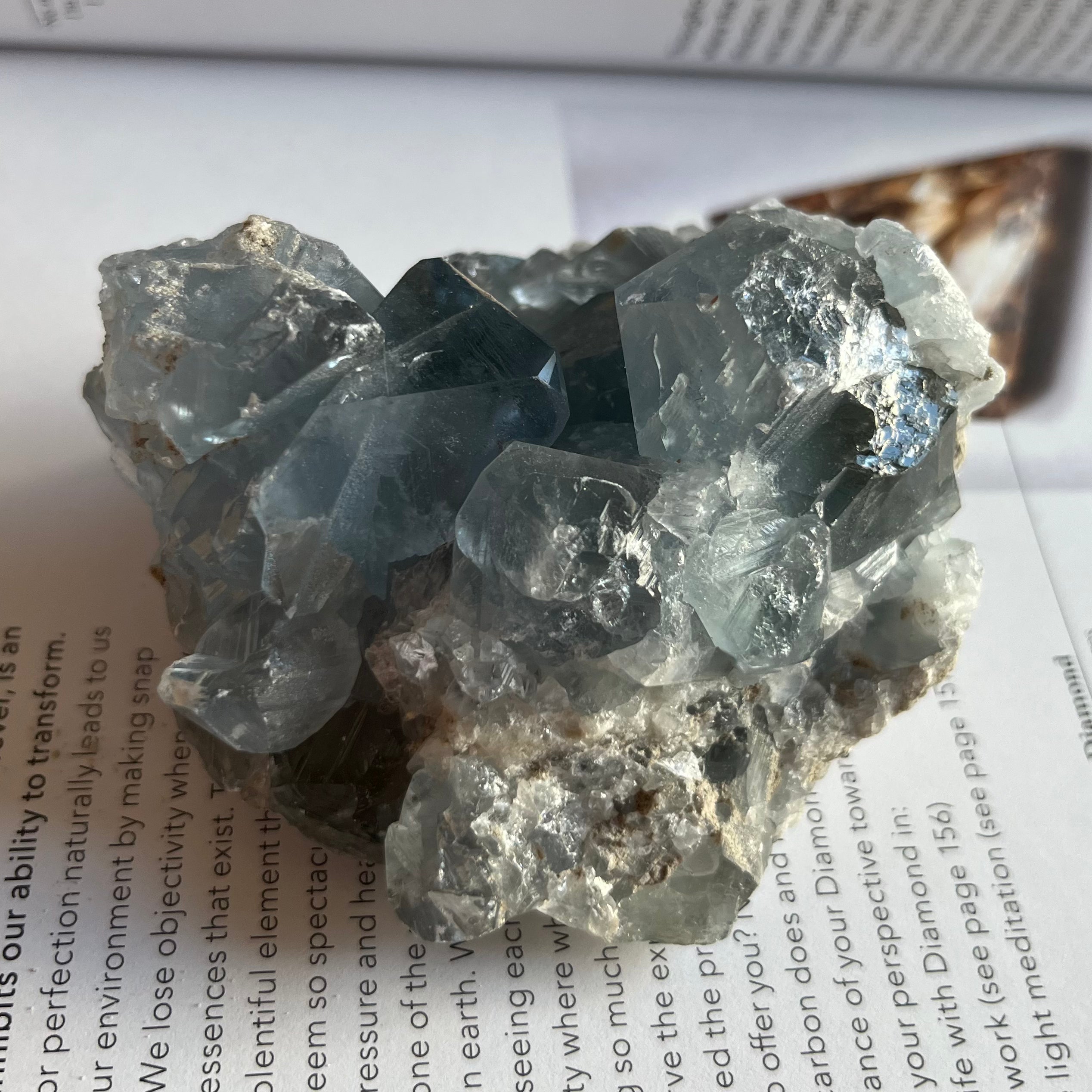 Celestite Cluster - Spiritual Guidance & Mental Clarity Crystals