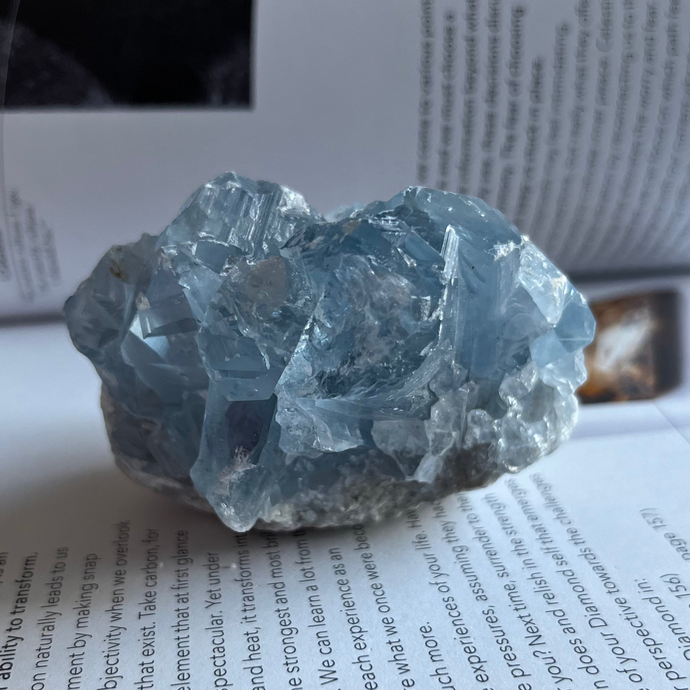 Celestite Cluster - Spiritual Guidance & Mental Clarity Crystals