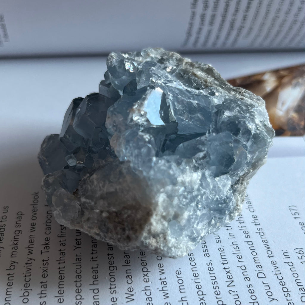 Celestite Cluster - Spiritual Guidance & Mental Clarity Crystals
