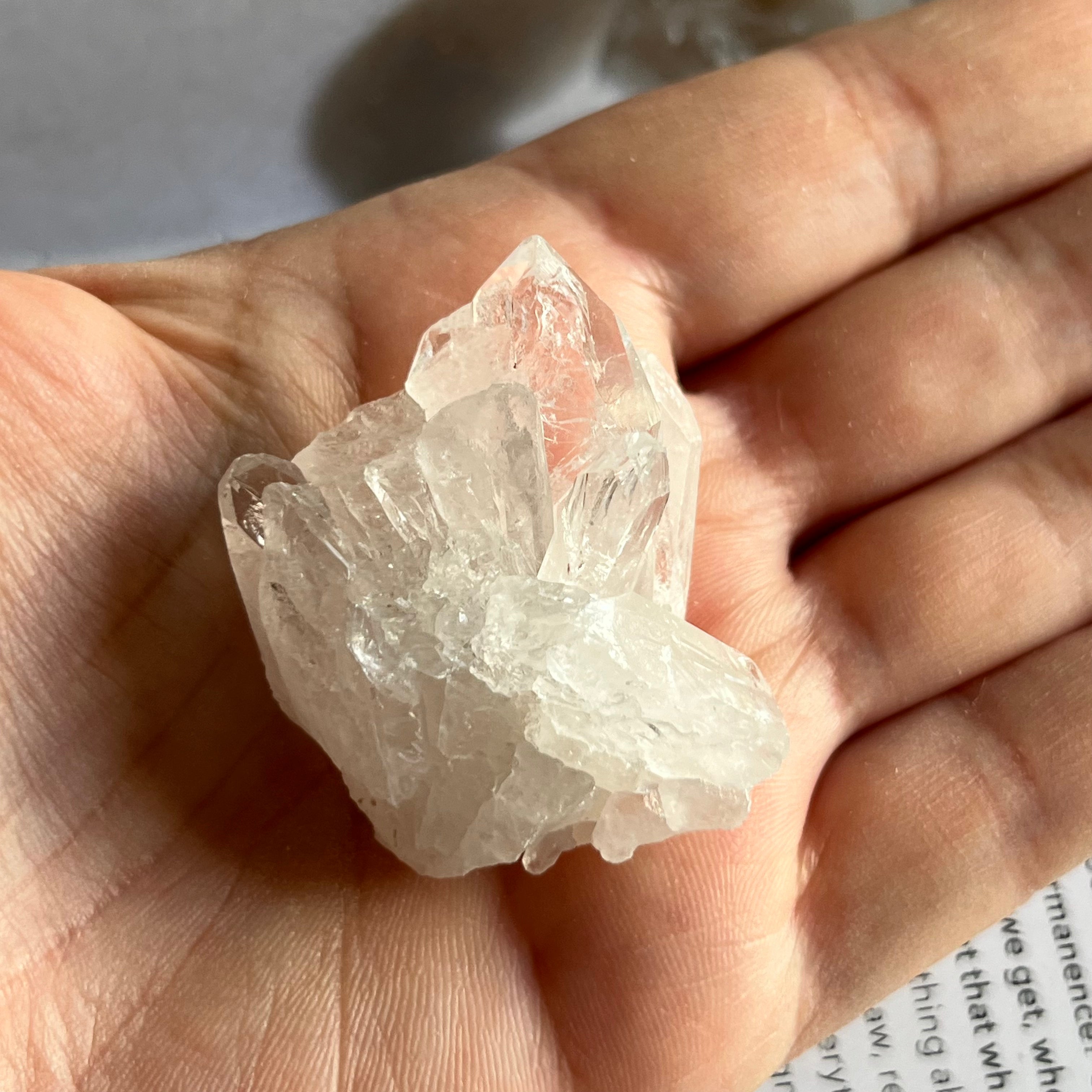 Quartz Cluster - Intuition & Wisdom 5- 4cm x 3.5cm Crystals