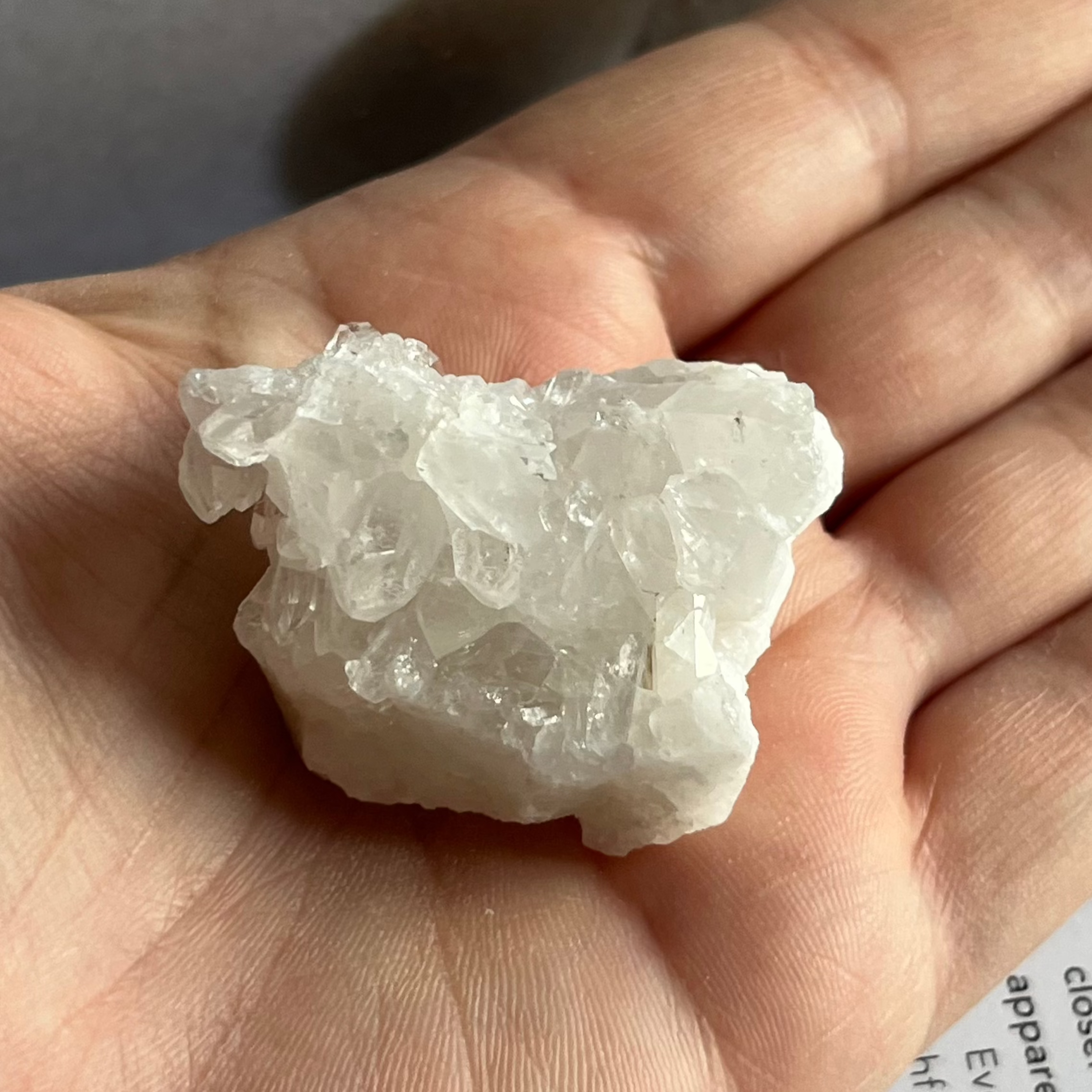 Quartz Cluster - Intuition & Wisdom 7- 4cm x 3cm Crystals