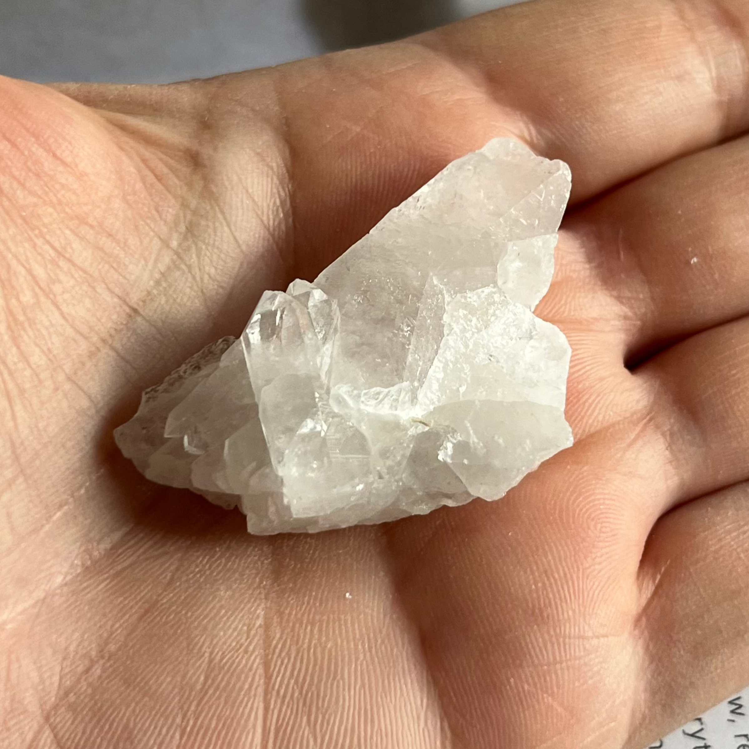 Quartz Cluster - Intuition & Wisdom 8- 4.4cm x 2.5cm Crystals