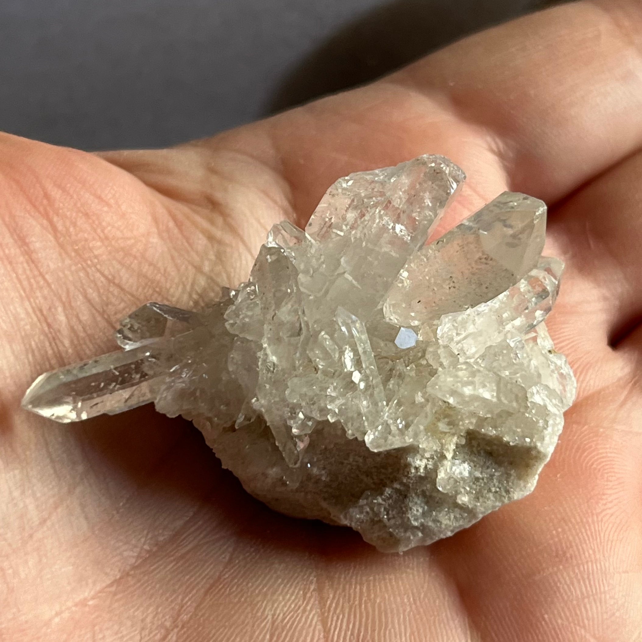 Quartz Cluster - Intuition & Wisdom 3- 4.8cm x 3.5cm Crystals