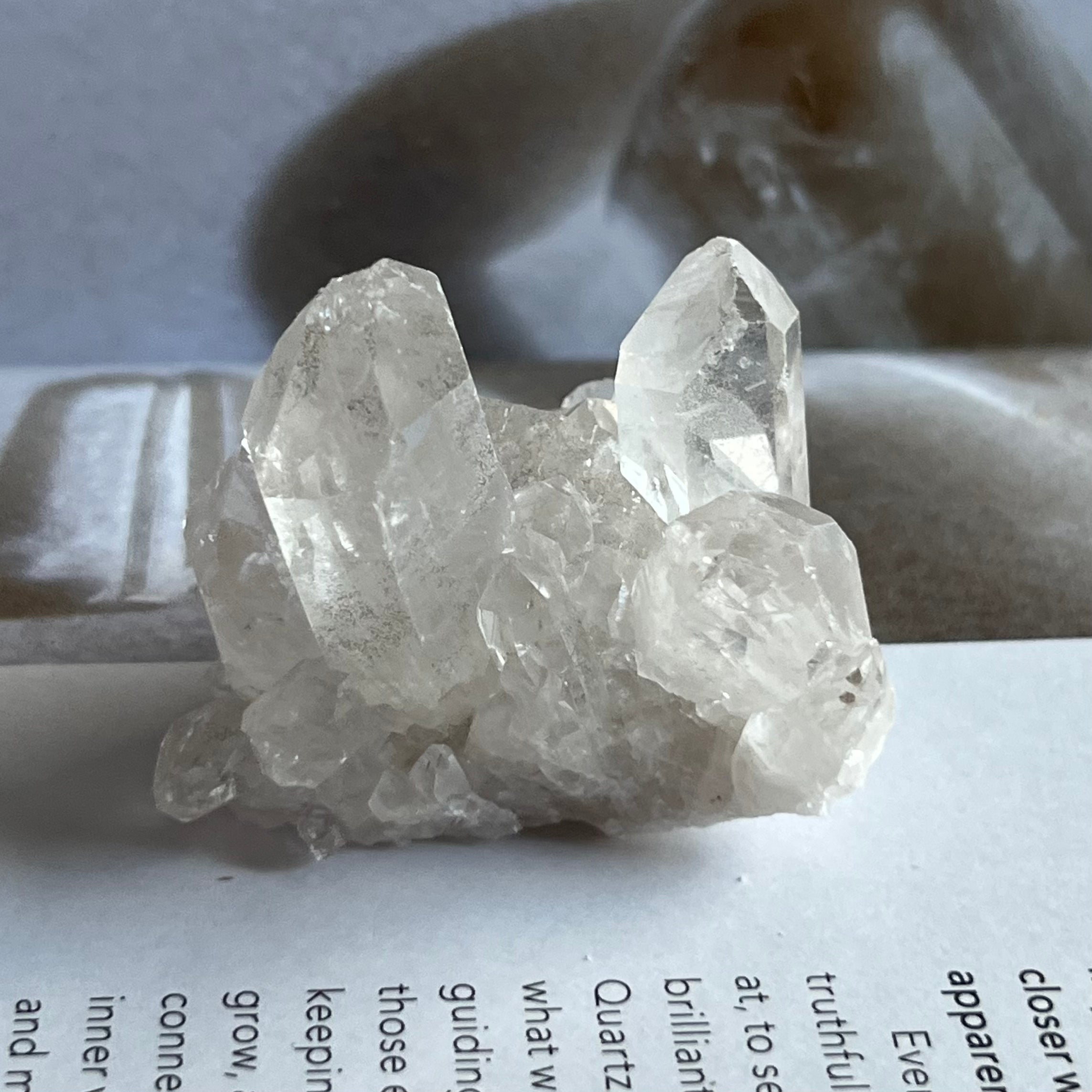 Quartz Cluster - Intuition & Wisdom 3- 3.9cm x 4.4cm Crystals