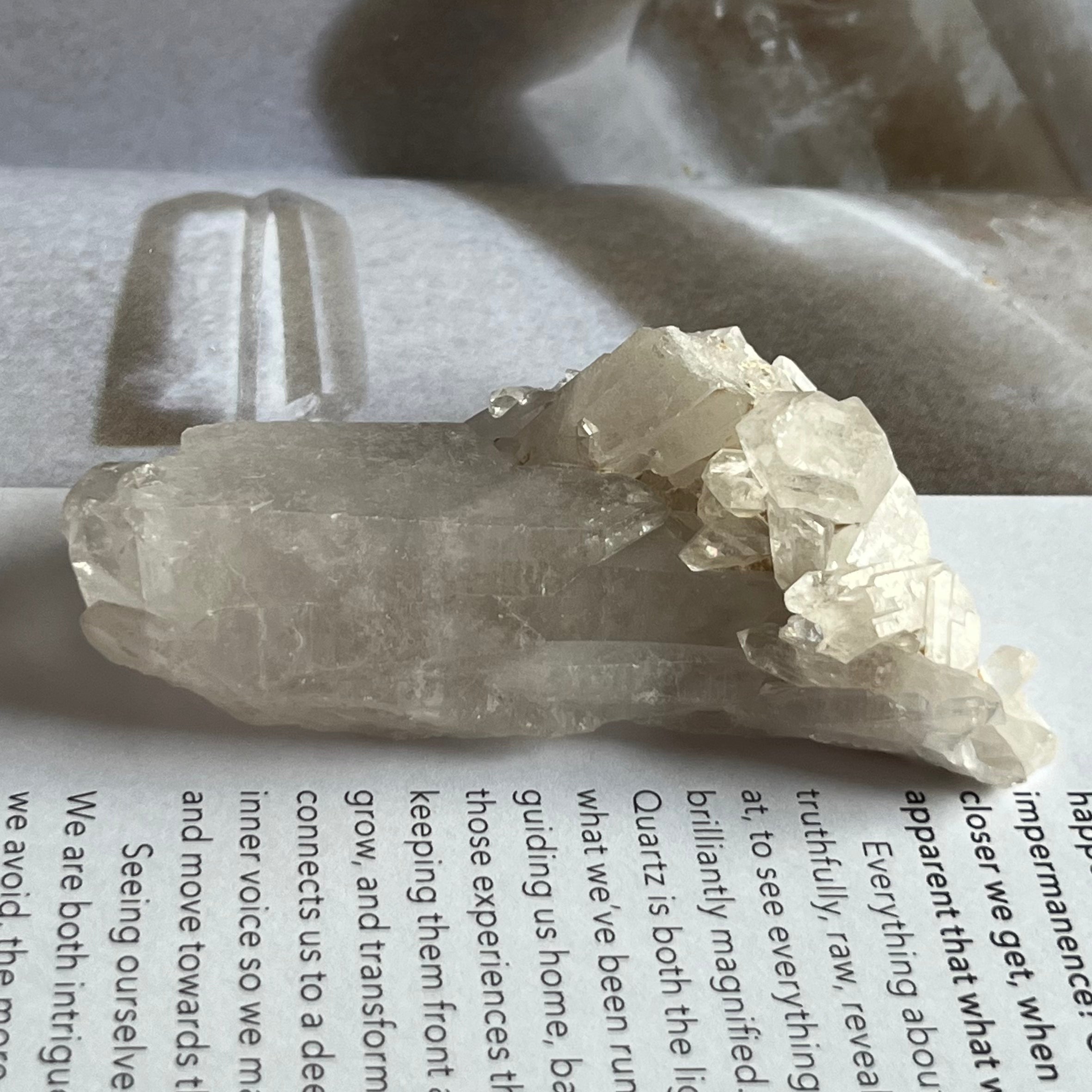Quartz Cluster - Intuition & Wisdom 8- 7.7cm x 3cm Crystals
