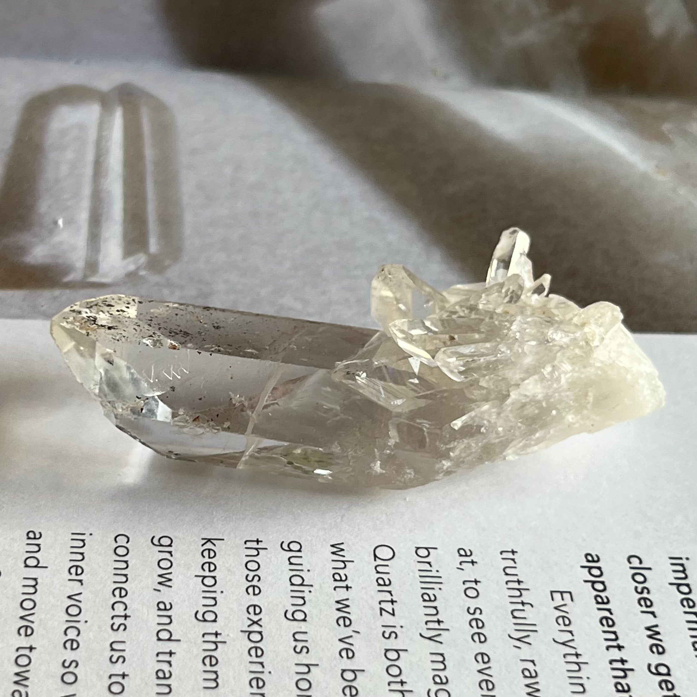 Quartz Cluster - Intuition & Wisdom 9- 6.1cm x 2cm Crystals