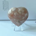 Flower Agate Heart - Creativity & Self-Discovery