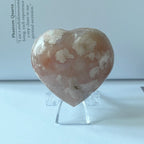 Flower Agate Heart - Creativity & Self-Discovery