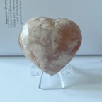 Flower Agate Heart - Creativity & Self-Discovery