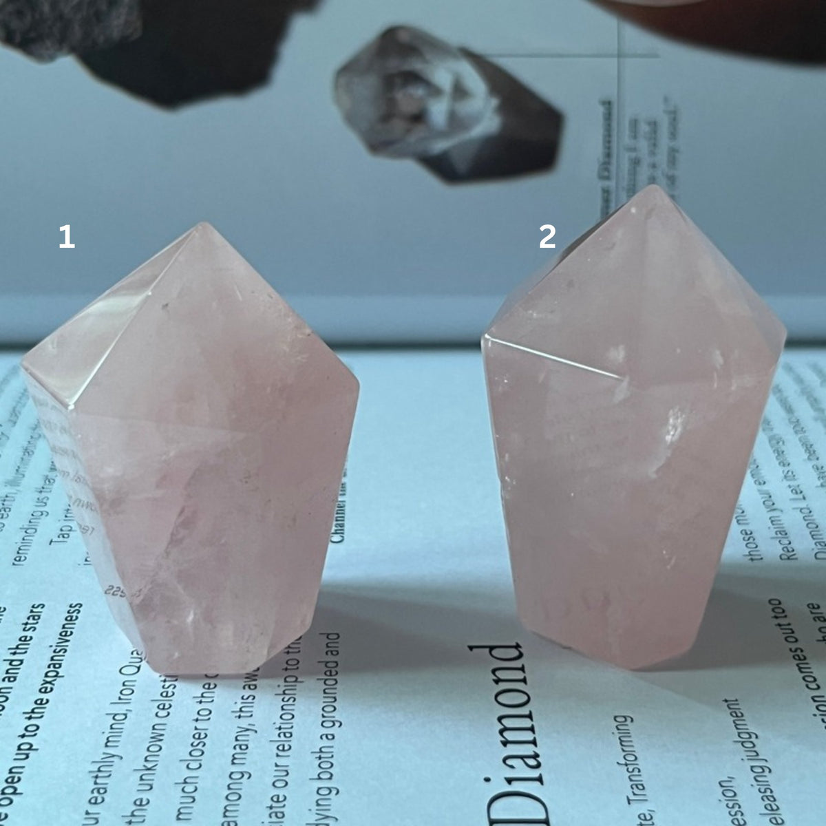 Rose Quartz Freeform Point- Universal & Unconditional Love Crystals