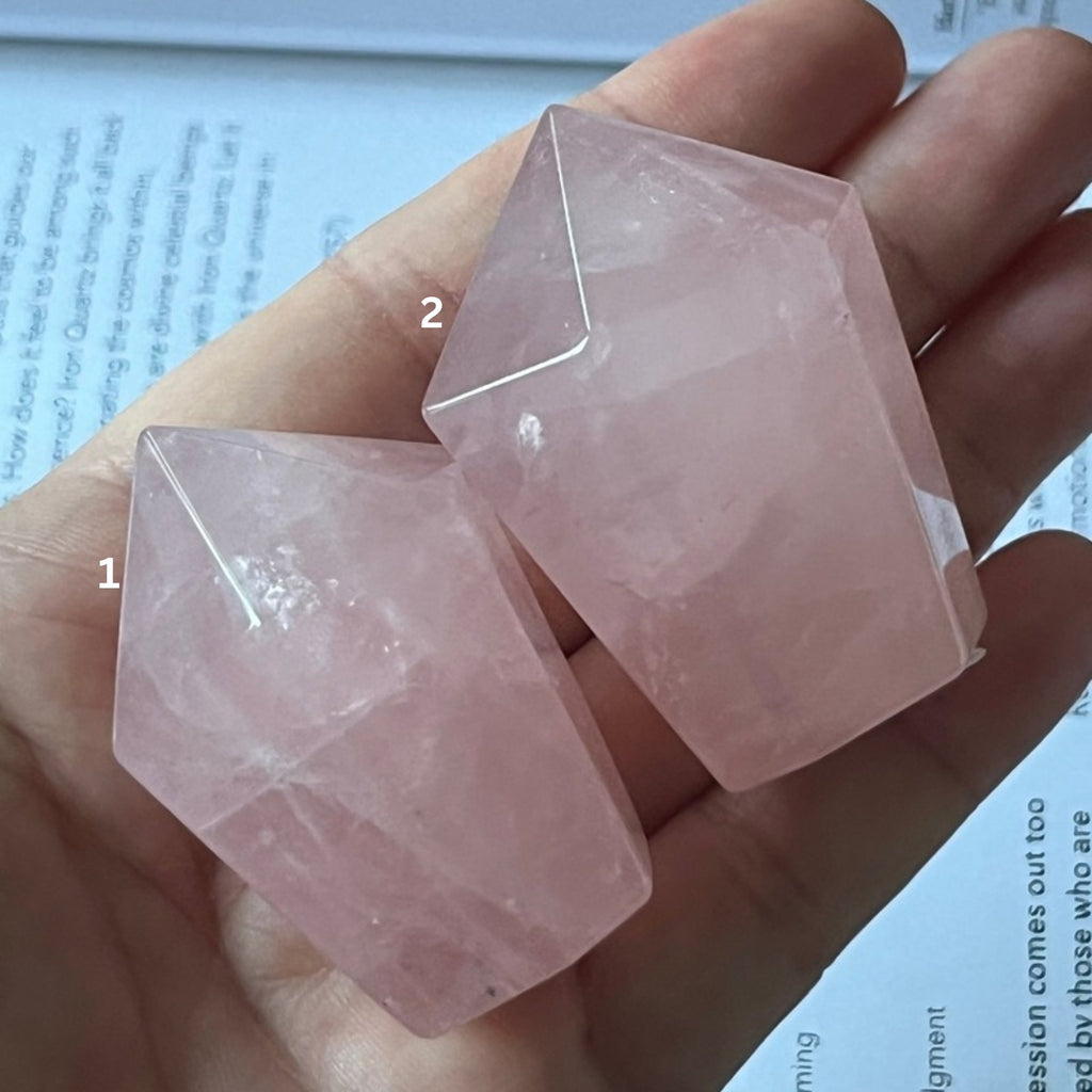 Rose Quartz Freeform Point- Universal & Unconditional Love Crystals