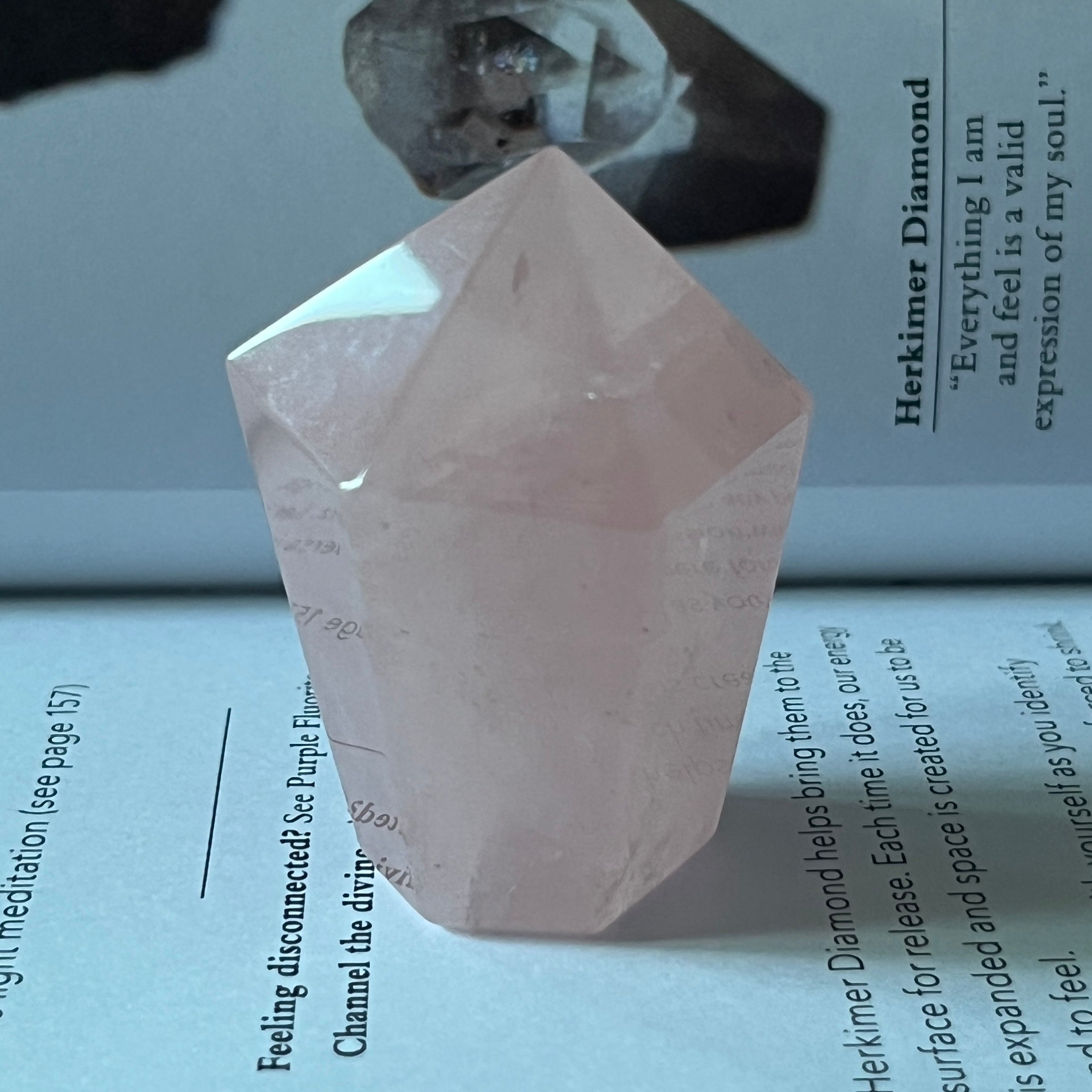 Rose Quartz Freeform Point- Universal & Unconditional Love