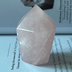 Rose Quartz Freeform Point- Universal & Unconditional Love Crystals