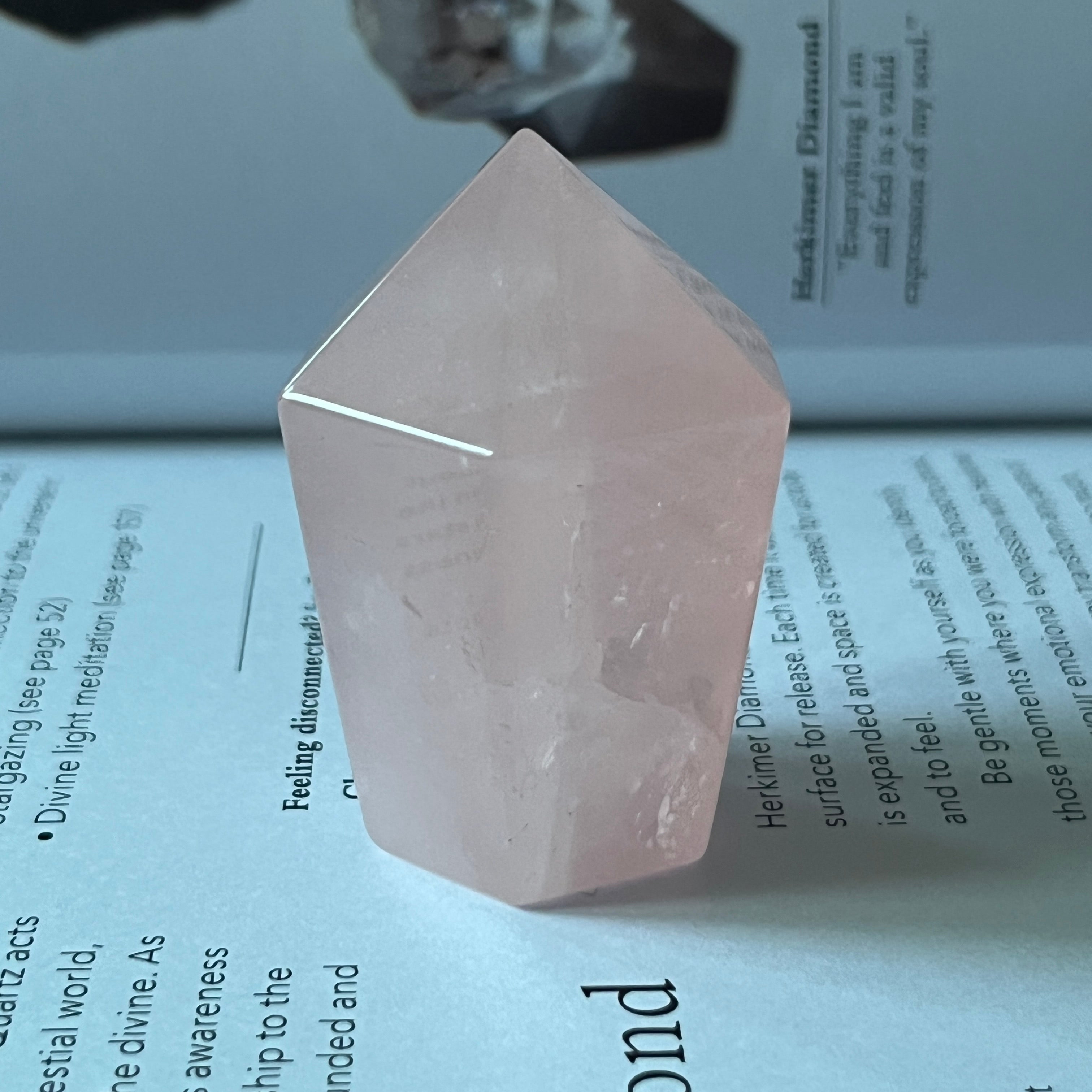 Rose Quartz Freeform Point- Universal & Unconditional Love
