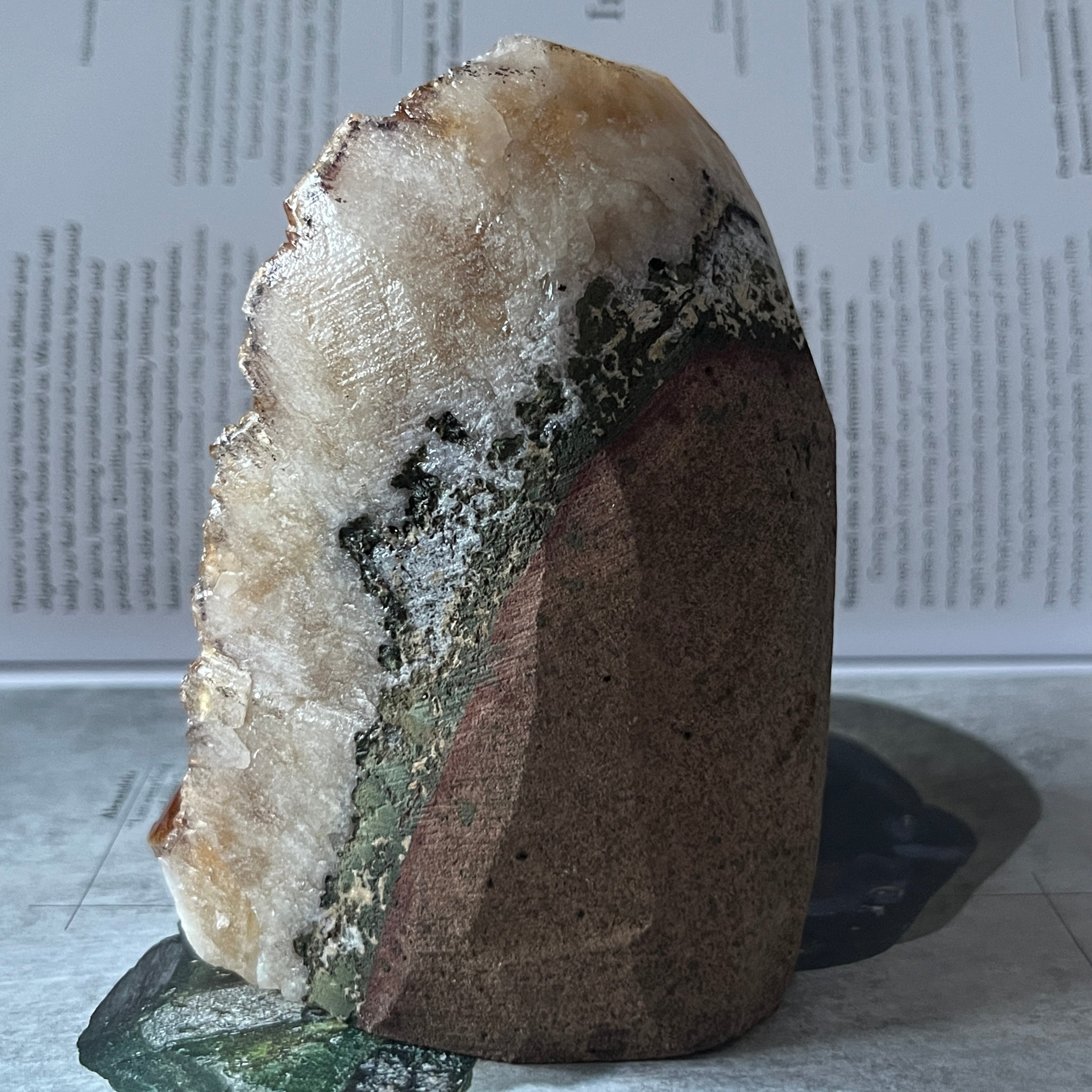 Citrine (Heat Treated) Cut Base - Abundance & Success