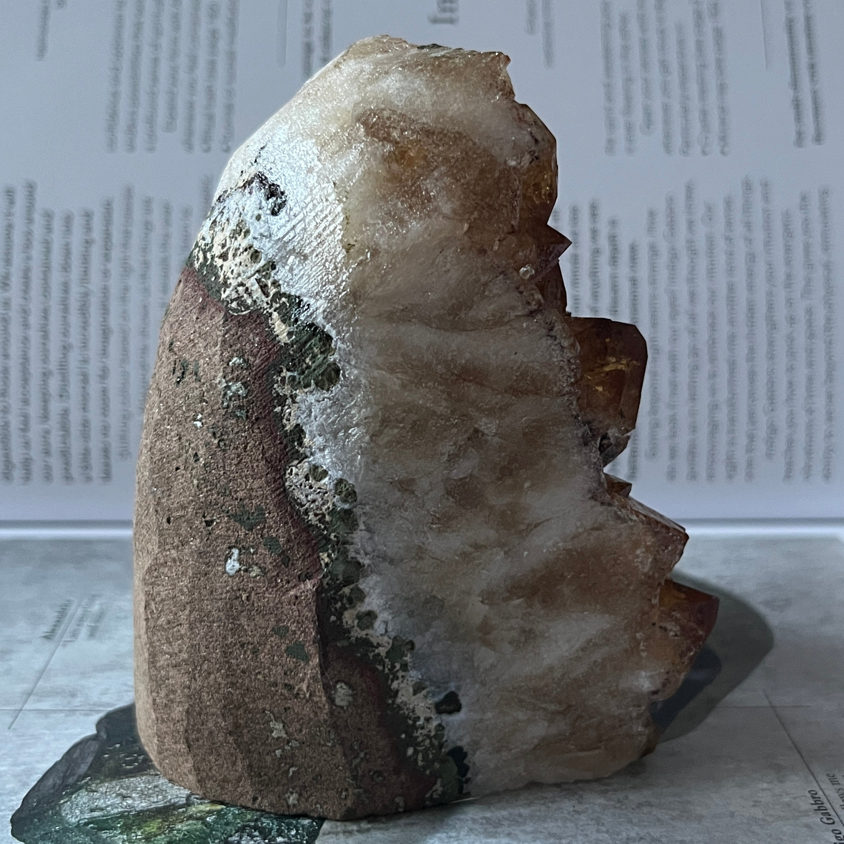 Citrine (Heat Treated) Cut Base - Abundance & Success