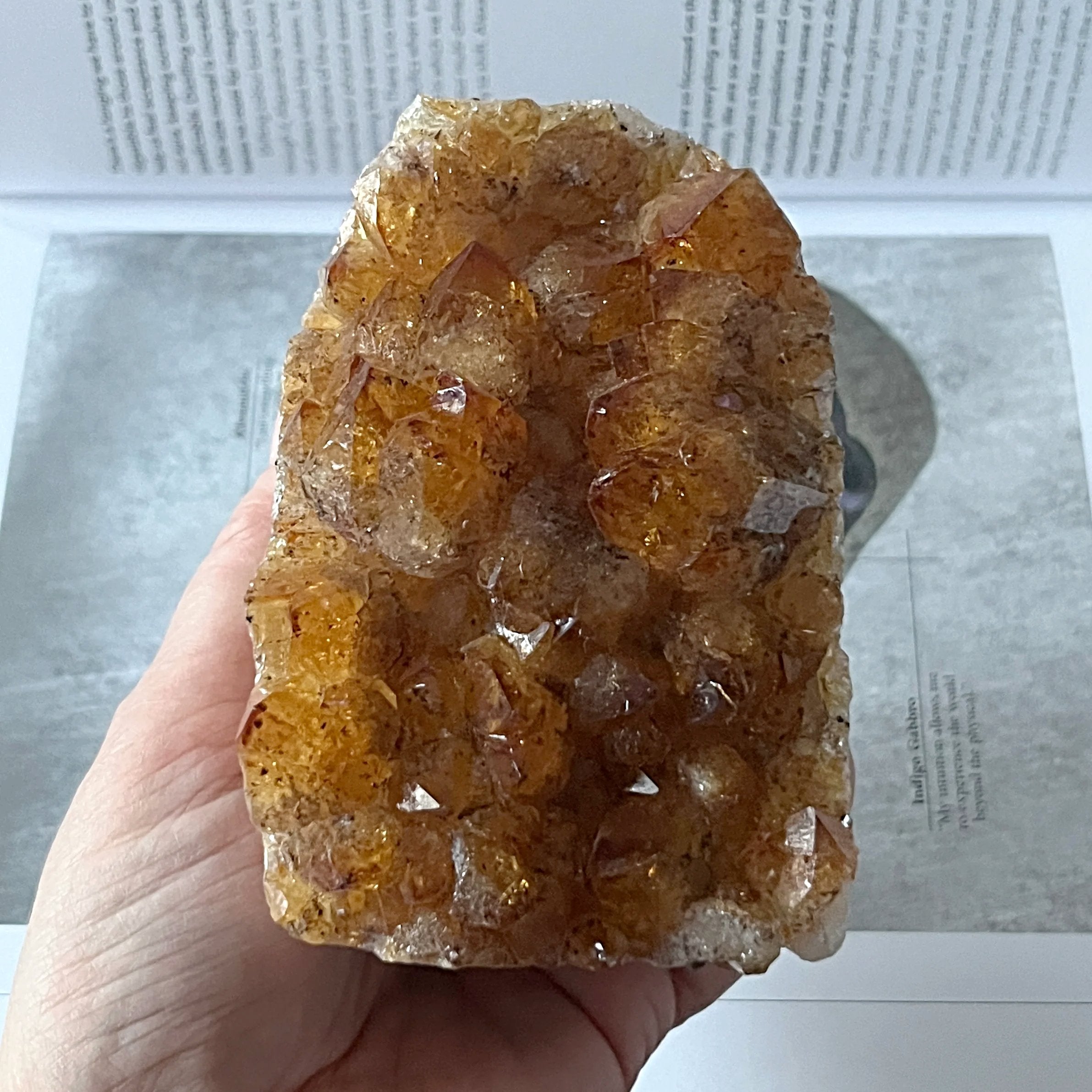 Citrine (Heat Treated) Cut Base - Abundance & Success