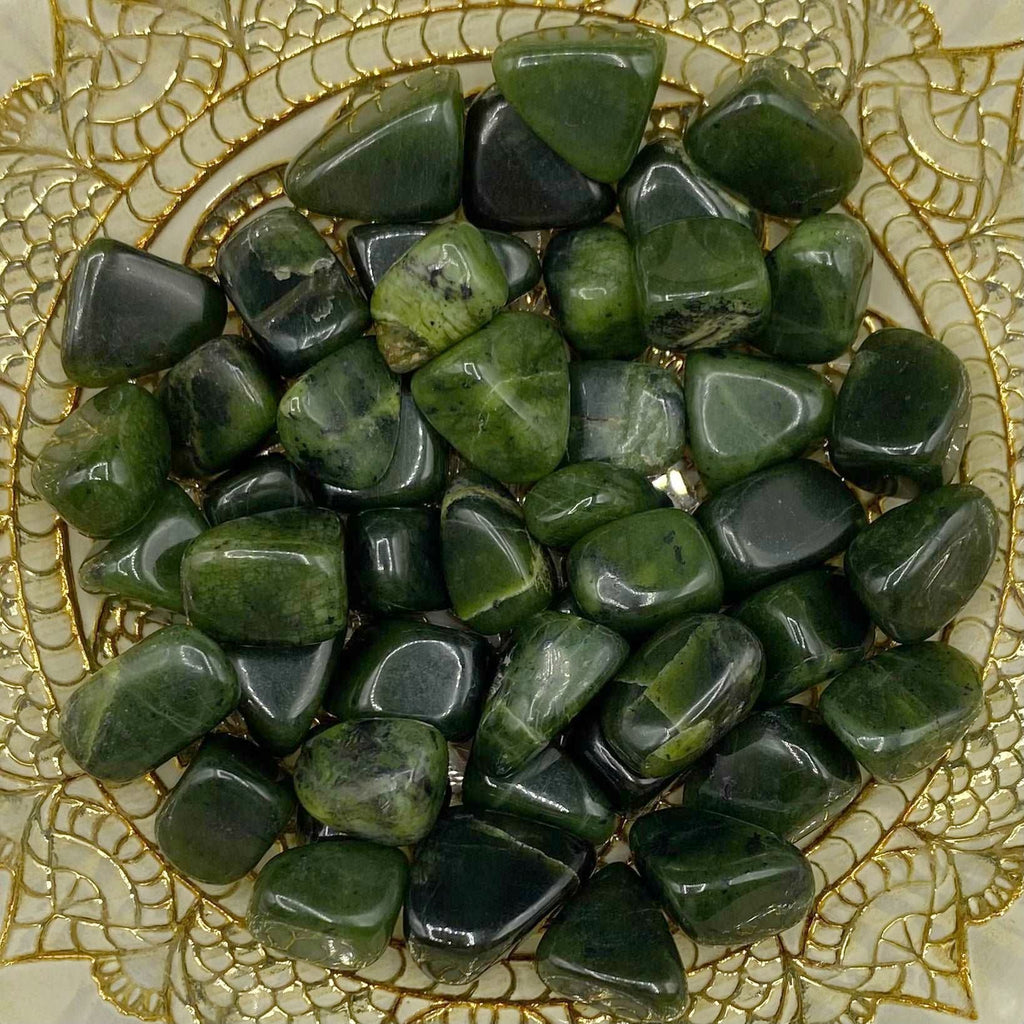 Jade Tumblestones - Emotional Stability & Relationships Medium Crystals