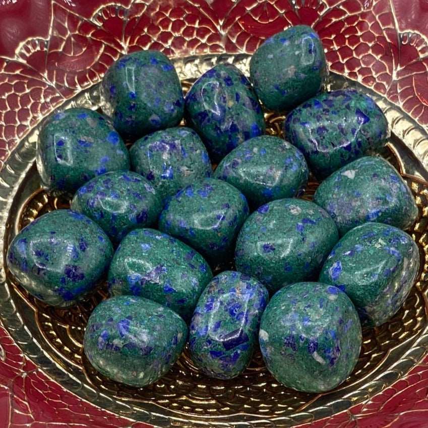 Lapis & Malachite Tumblestones Crystals