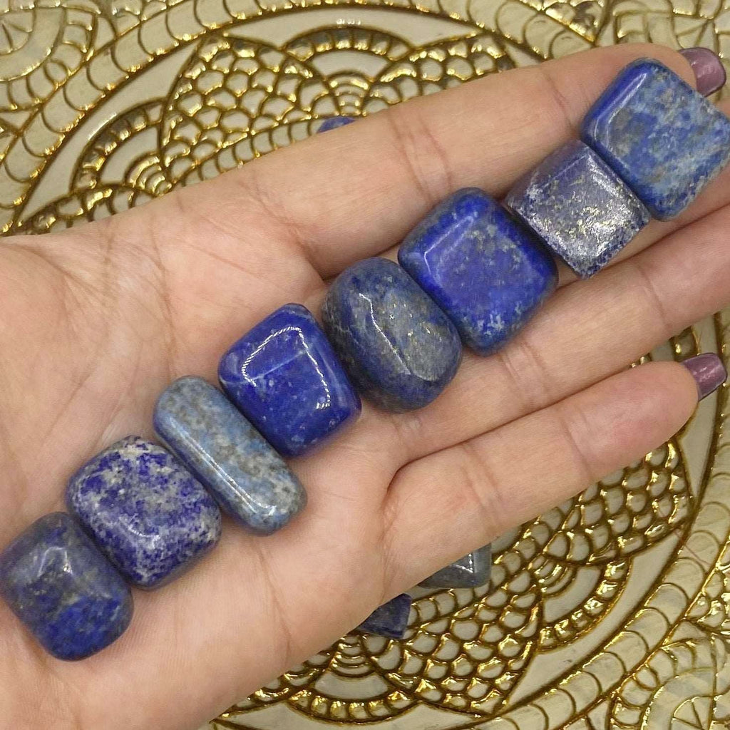 Lapis Lazuli Tumblestones - Spiritual Elevation & Wisdom Crystals