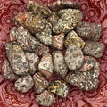 Leopard Skin Jasper Tumblestones - Success & Prosperity Medium Crystals