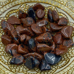 Mahogany Obsidian Tumblestones - Grounding & Protection Crystals