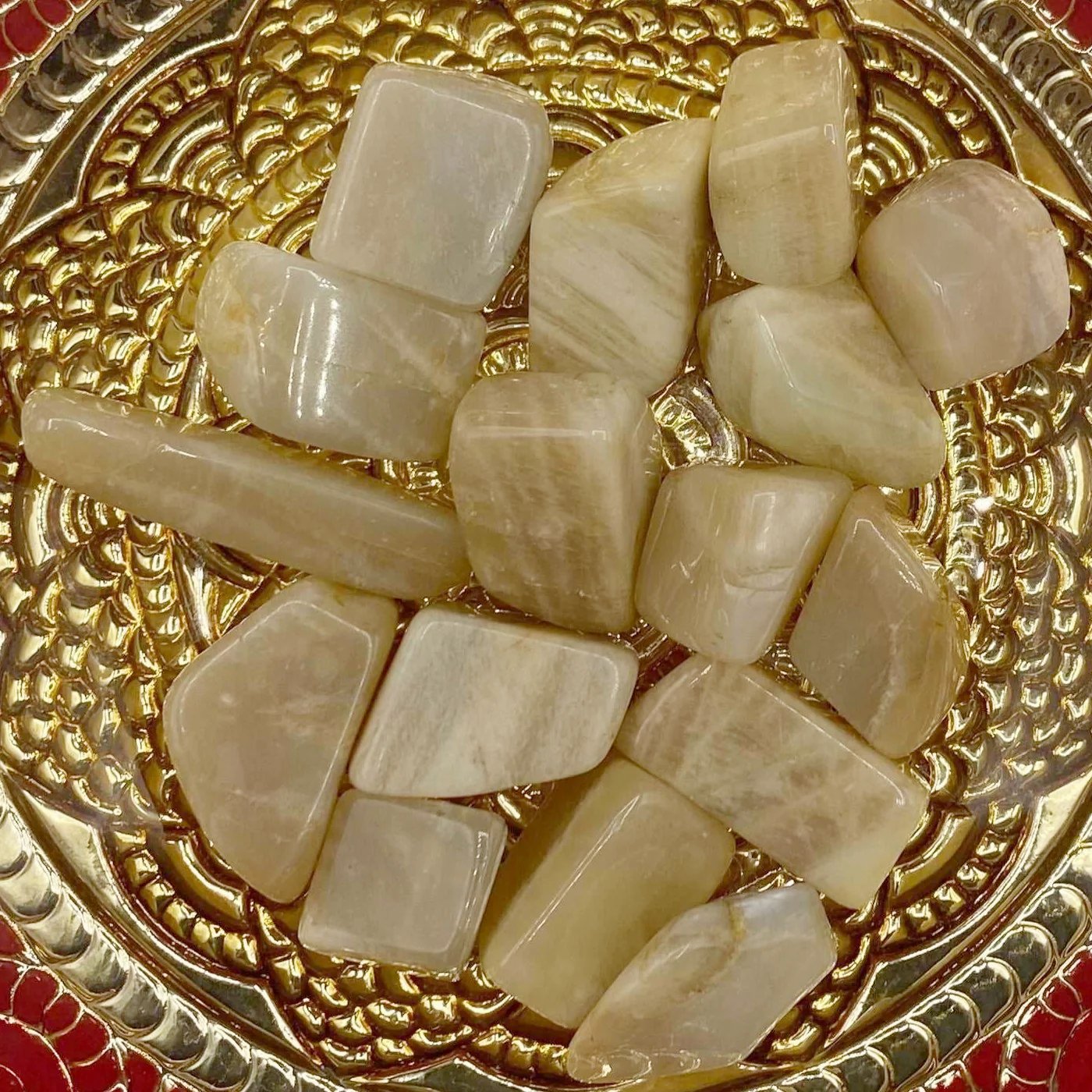 Moonstone Tumblestones - Intuition & Clairvoyance Medium Crystals