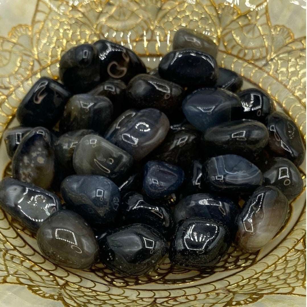 Natural Agate Tumblestones - Balance & Harmony Medium Crystals