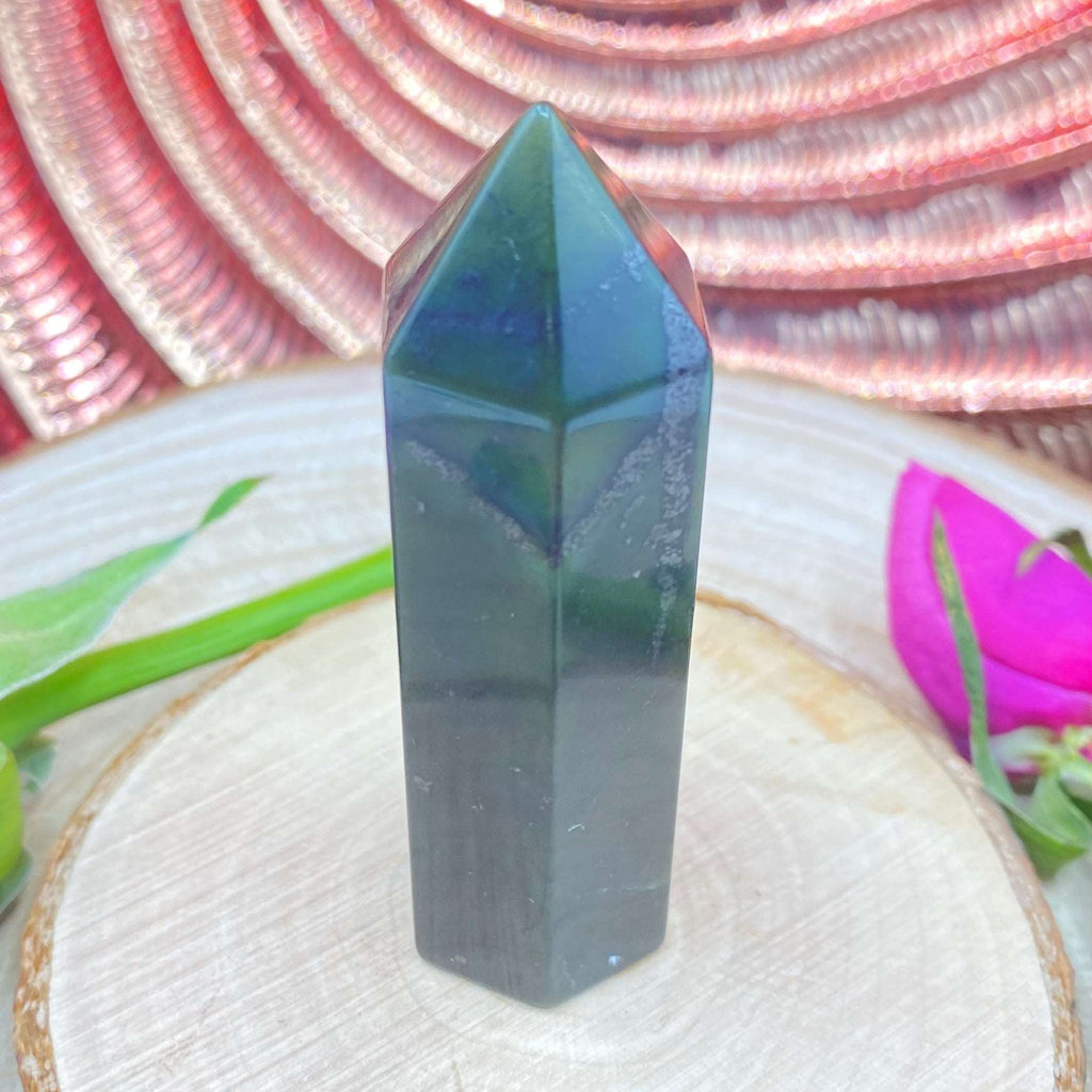 Nephrite Jade Polished Point - Dreams & Tranquility Crystals