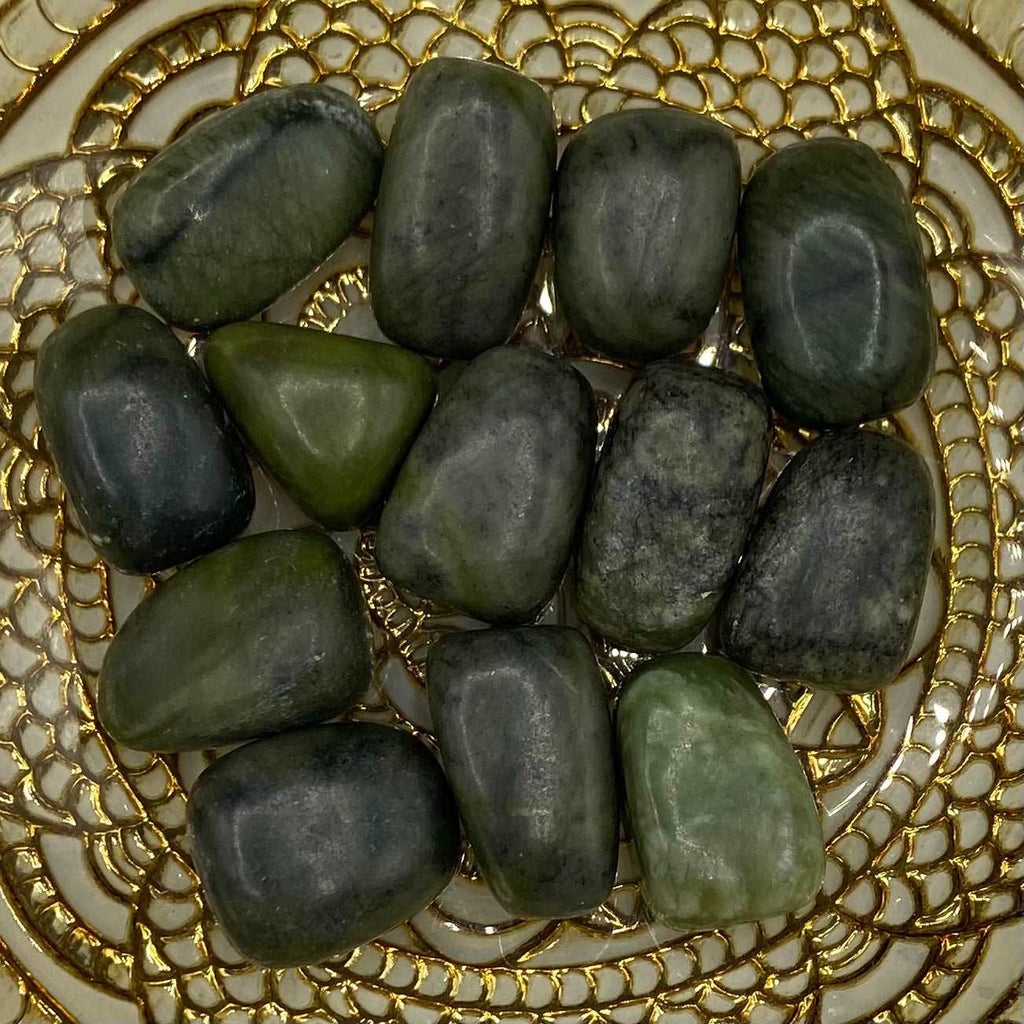 Nephrite Jade Tumblestones - Dreams & Tranquility Medium Crystals