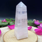 Rose Quartz Obelisk - Universal & Unconditional Love Crystals