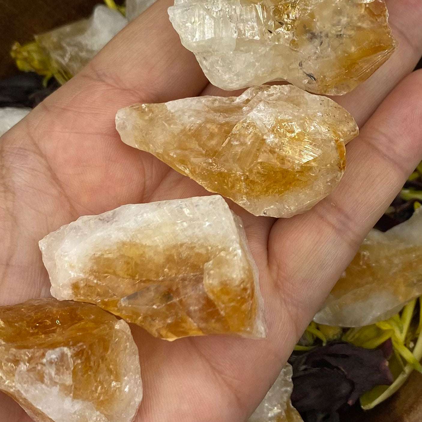 Rough Citrine (Heat Treated) Chunk - Abundance & Success Crystals