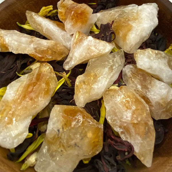 Rough Citrine (Heat Treated) Chunk - Abundance & Success Crystals