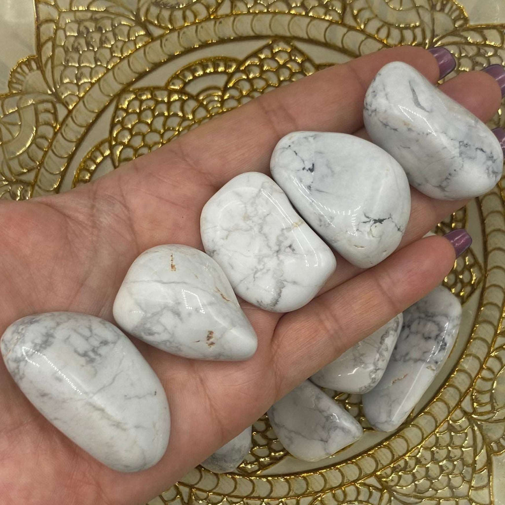 Howlite Tumblestones - Peace & Harmony Crystals