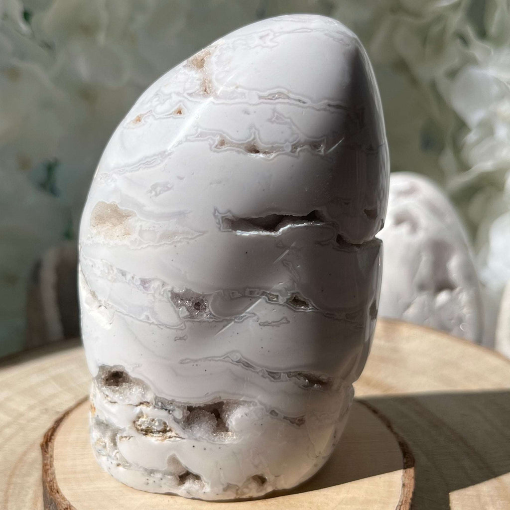 Druzy Snow Agate Freeform Crystals