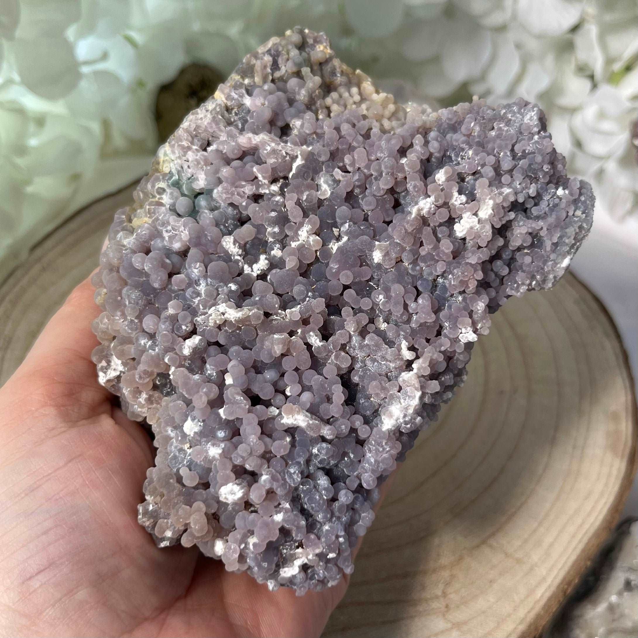 Grape Agate Cluster Crystals