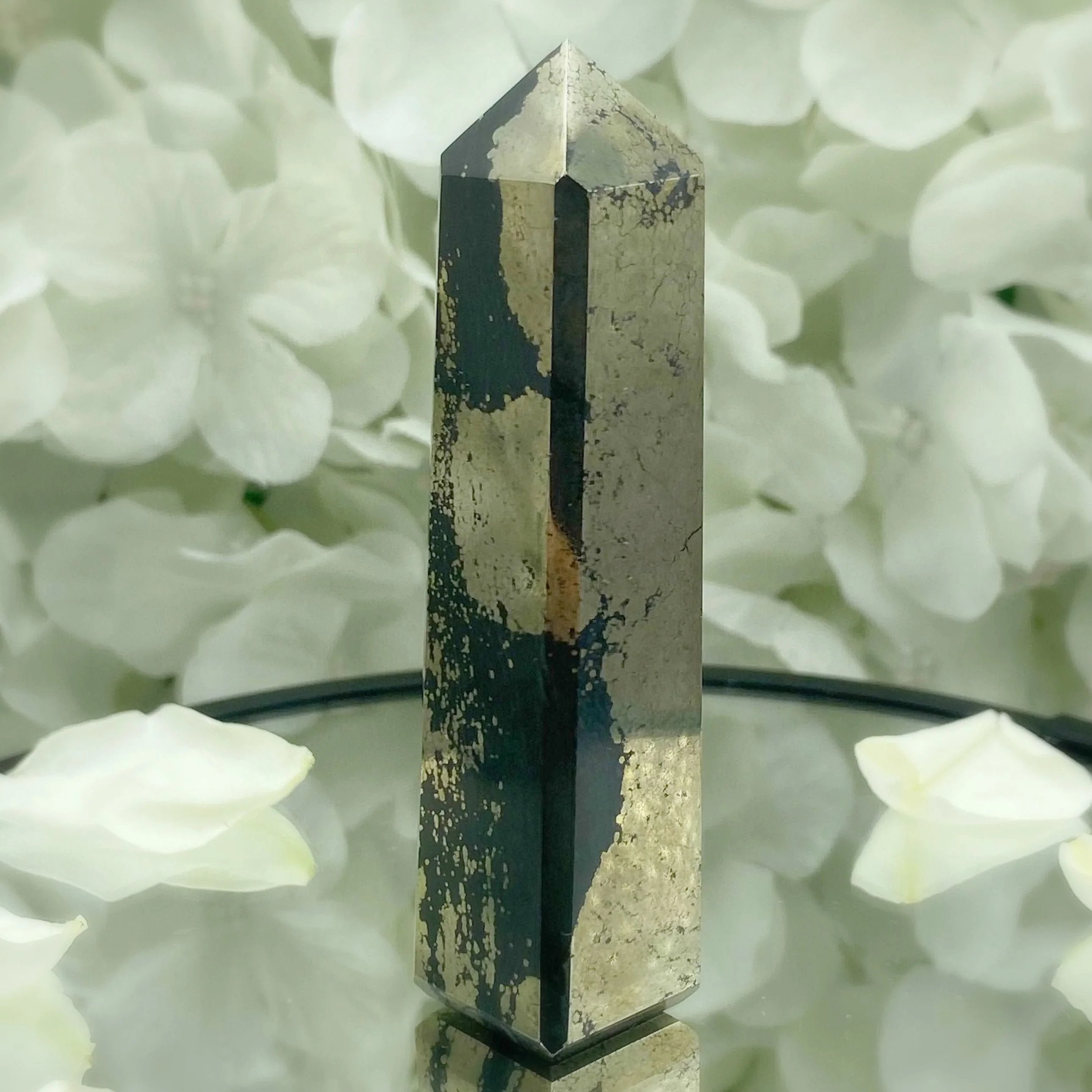 Healers Gold Obelisk 2- 8.2cm Crystals
