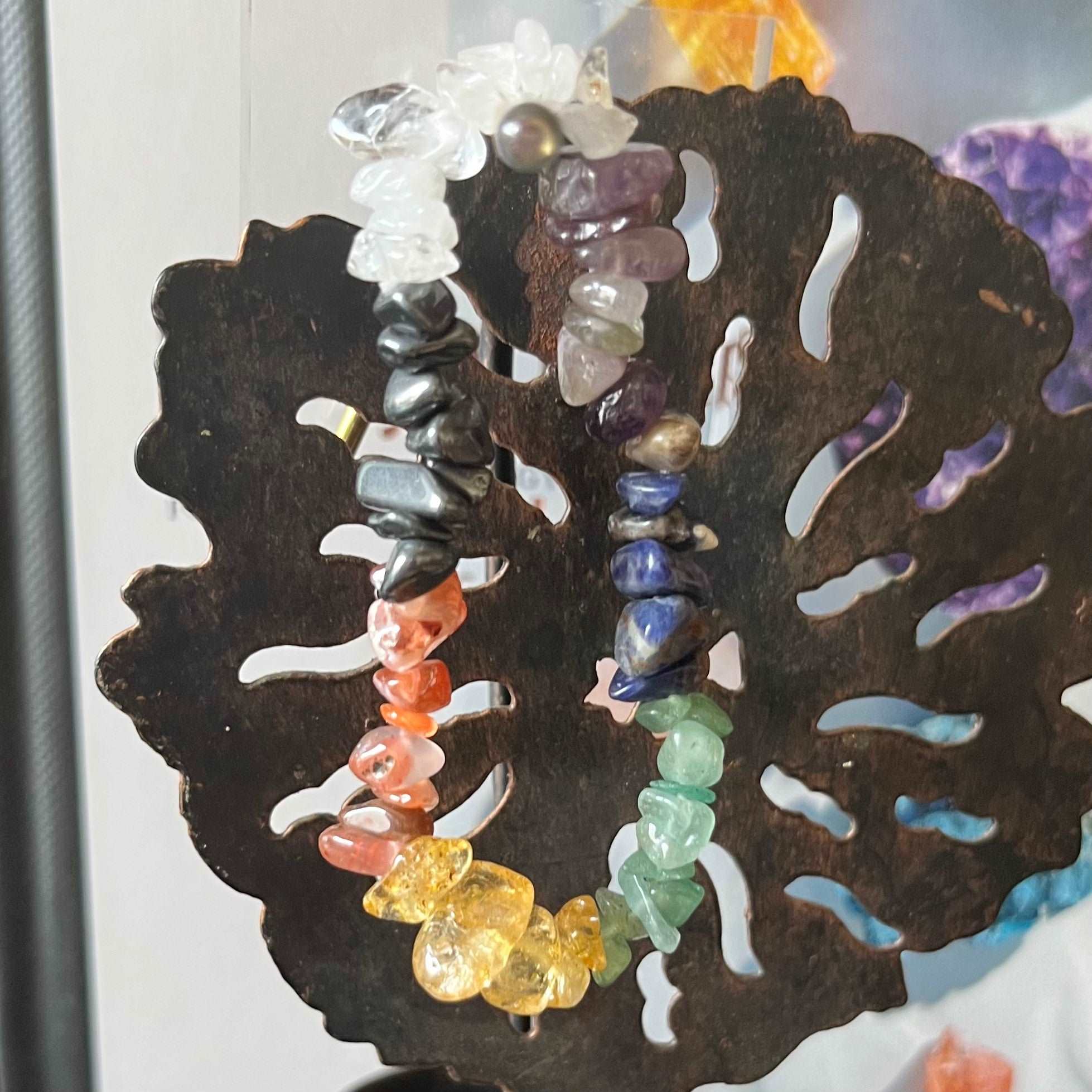 Crystal Chip Bracelets Chakra Bracelet Crystals