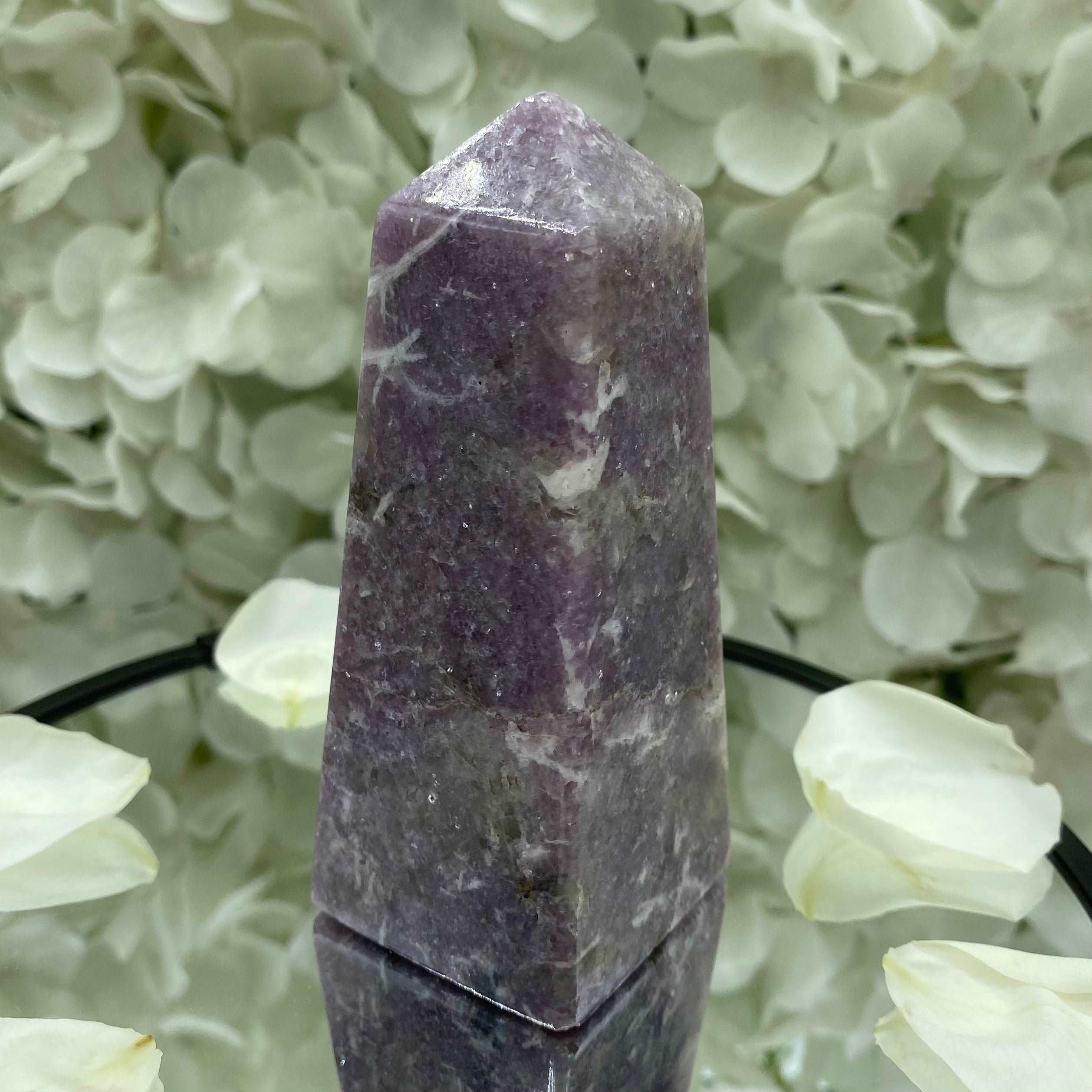 Lepidolite Obelisk - Transmutation & Happiness 5- 10cm Crystals