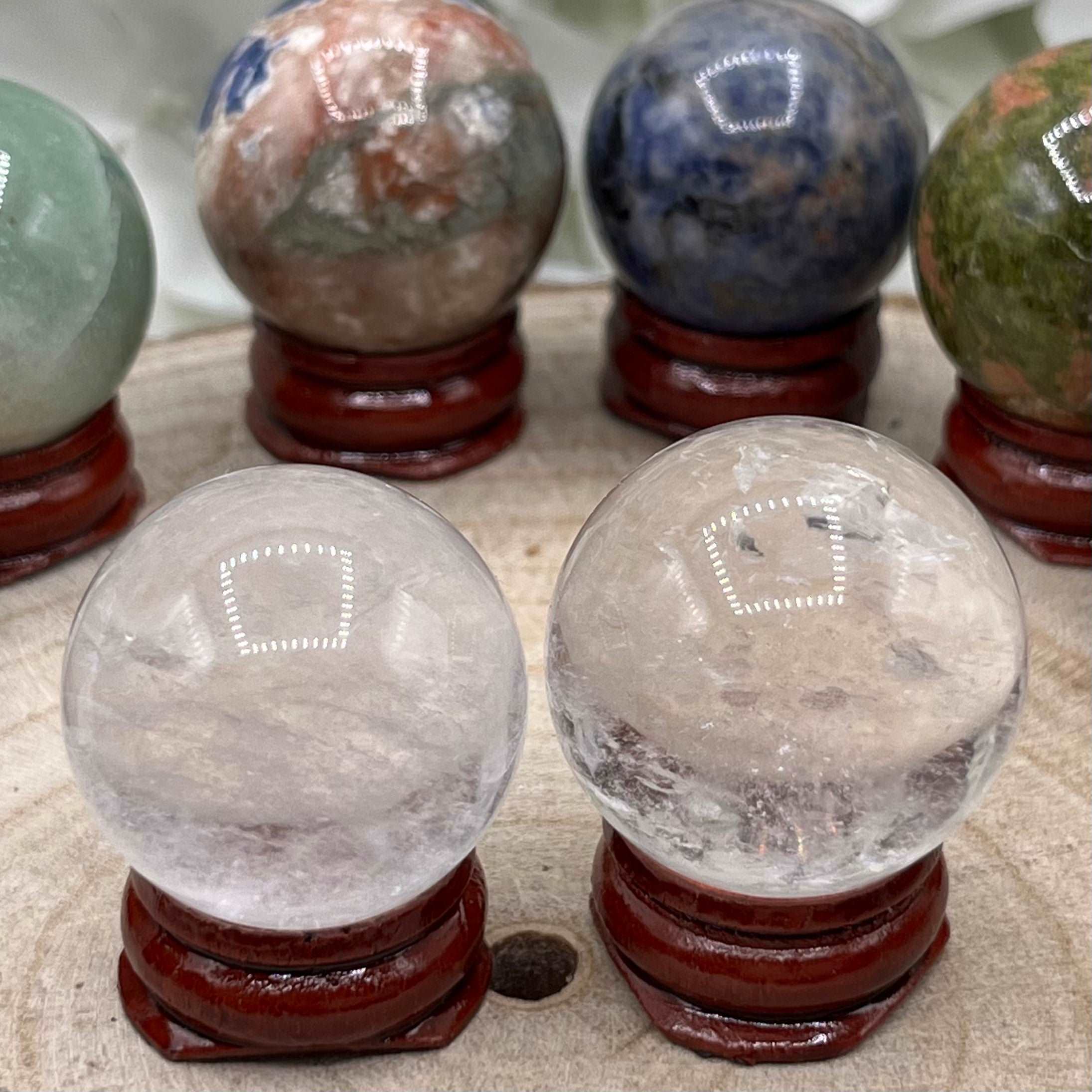 Crystal Spheres Clear Quartz Small- 3cm Crystals