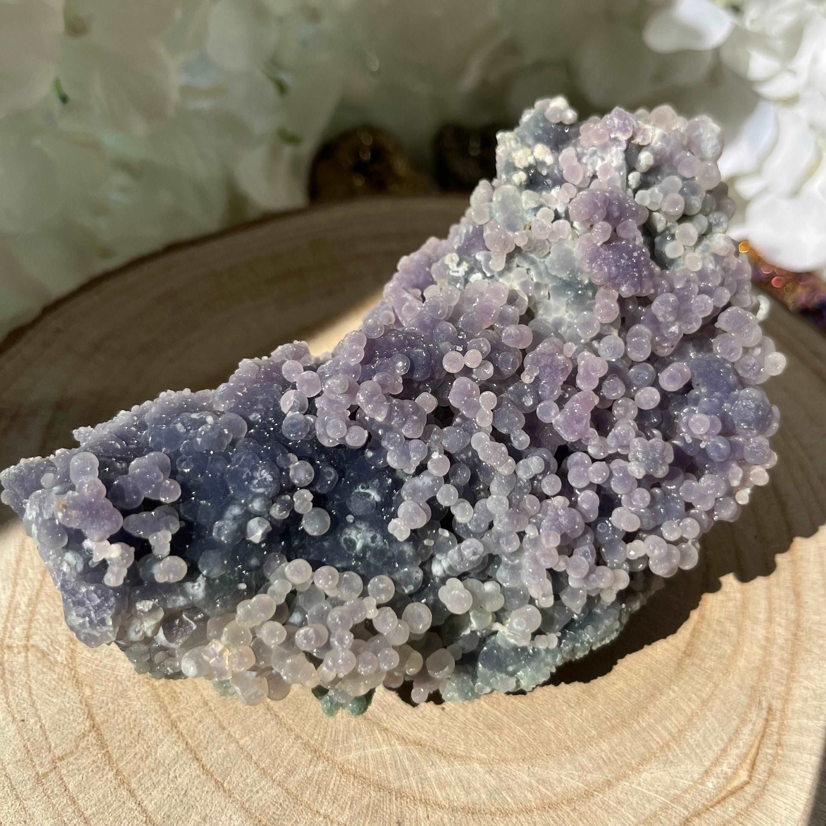 Grape Agate Cluster Crystals