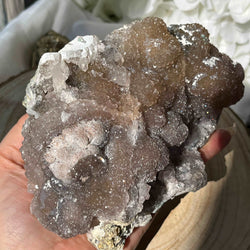 Amethyst Flower Druzy Cluster - Intuition & Spirituality 15.2cm x 9.5m Crystals