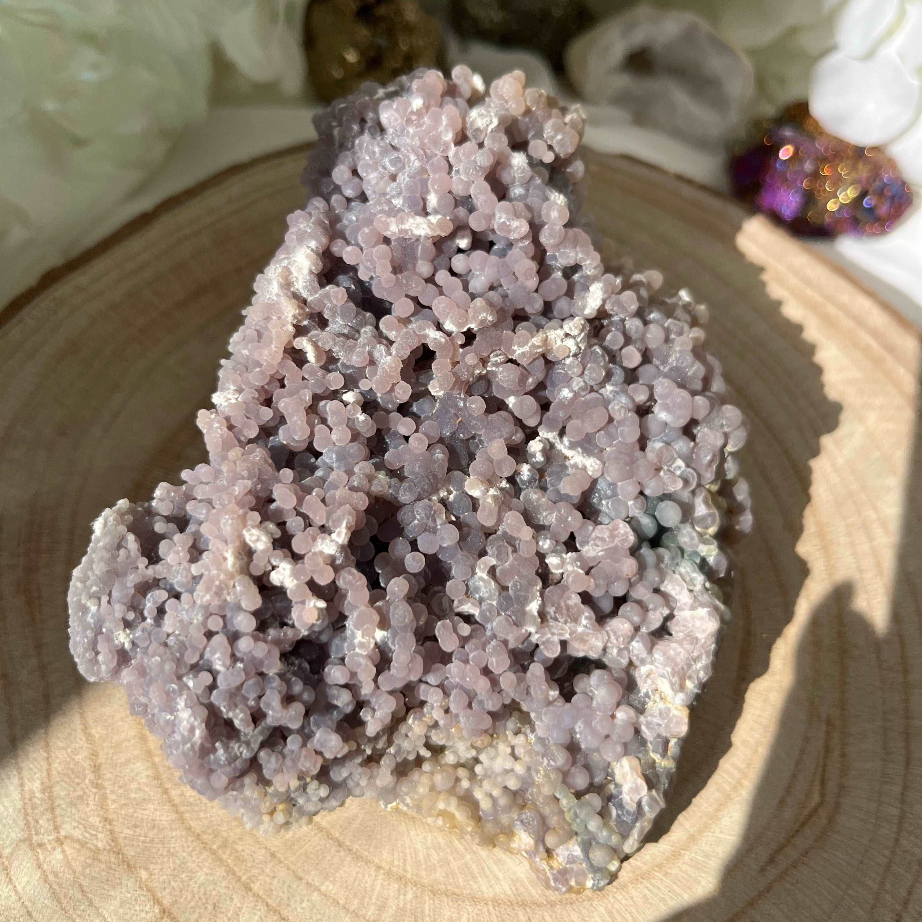 Grape Agate Cluster Crystals