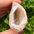Oco Agate Druzy Geode Halves 1- 6.51cm x 5cm Crystals