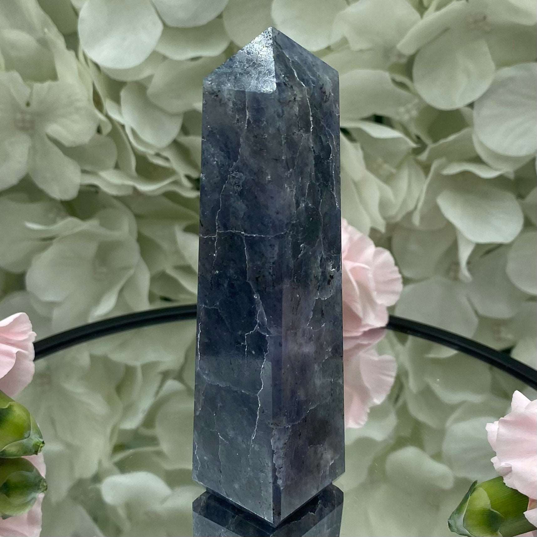 Iolite (Water Saphire) Obelisk - Psychic Abilities & Self-Awareness 3- 9.6cm Crystals