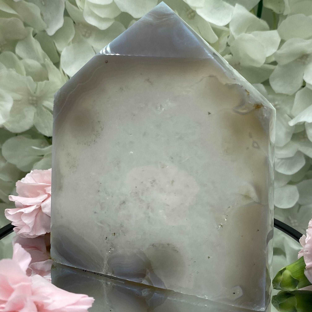 Agate Obelisk Drusy Tower - Balance & Harmony Crystals