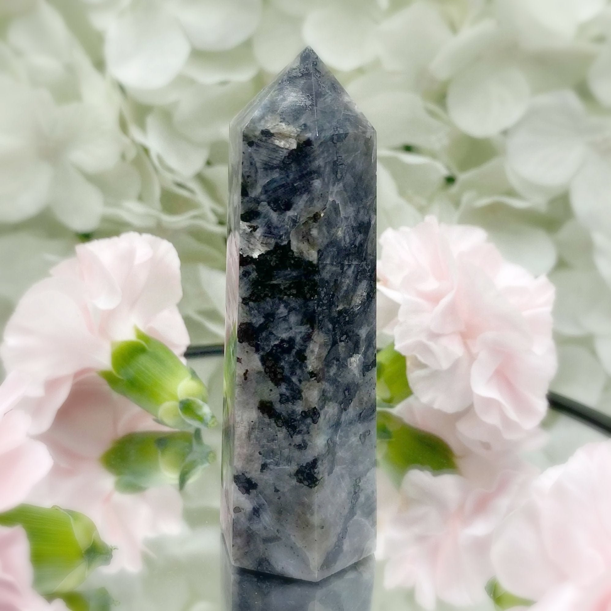 Larvikite Point Crystals
