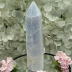 Blue Calcite Tower - Tranquility & Communication Crystals