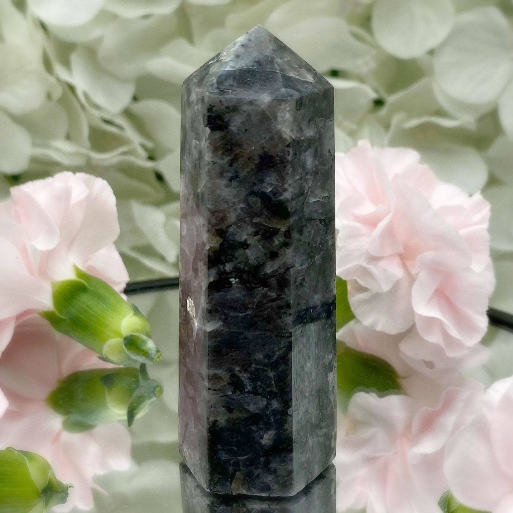 Larvikite Point Crystals