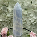 Blue Calcite Tower - Tranquility & Communication 1- 17cm Crystals